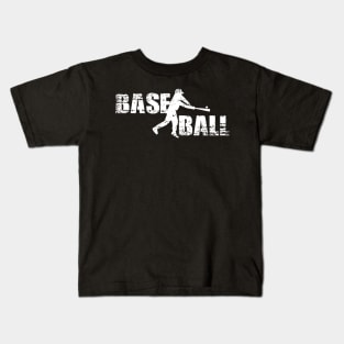 Distressed Look Baseball Gift For Baseball Players Kids T-Shirt